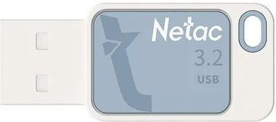 Флешка USB NETAC UA31 64ГБ, USB2.0, синий [nt03ua31n-064g-20bl]