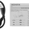 Внешний диск HDD A-Data DashDrive Durable HD650, 2ТБ, черный [ahd650-2tu31-cbk]