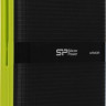 Внешний диск HDD Silicon Power Armor A60, 4ТБ, черный/зеленый [sp040tbphda60s3k]