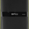Внешний диск HDD Silicon Power Armor A60, 4ТБ, черный/зеленый [sp040tbphda60s3k]
