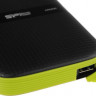Внешний диск HDD Silicon Power Armor A60, 4ТБ, черный/зеленый [sp040tbphda60s3k]