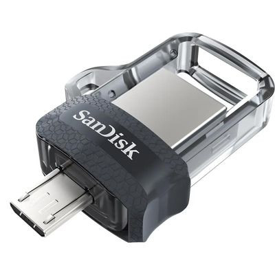 Флешка USB Sandisk Ultra Dual drive 32ГБ, USB3.0, черный [sddd3-032g-g46]