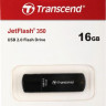 Флешка USB Transcend Jetflash 350 16ГБ, USB2.0, черный [ts16gjf350]