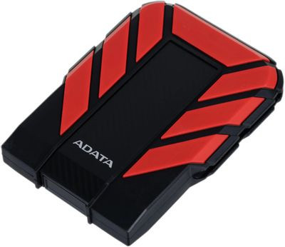 Внешний диск HDD A-Data DashDrive Durable HD710Pro, 2ТБ, красный [ahd710p-2tu31-crd]