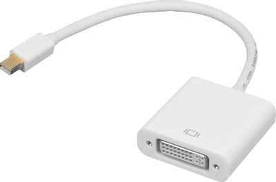 Переходник Display Port miniDisplayPort (m) - DVI (f), белый