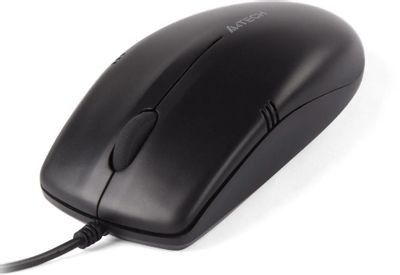 Мышь A4TECH OP-530NUS, оптическая, проводная, USB, черный