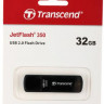 Флешка USB Transcend Jetflash 350 32ГБ, USB2.0, черный [ts32gjf350]