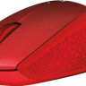 Мышь Logitech M330 Silent Plus, оптическая, беспроводная, USB, красный [910-004911]