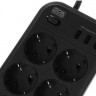 Сетевой фильтр Buro 500SH-1.8-SW-W, 1.8м, белый