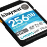 Карта памяти SDXC UHS-I U3 Kingston Canvas Go! Plus 256 ГБ, 170 МБ/с, Class 10, SDG3/256GB, 1 шт., без адаптера