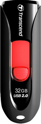 Флешка USB Transcend Jetflash 590 32ГБ, USB2.0, черный [ts32gjf590k]
