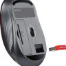 Мышь Defender Gassa MM-105, оптическая, беспроводная, USB, черный [52105]