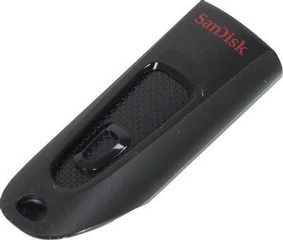 Флешка USB Sandisk Ultra 64ГБ, USB3.0, черный [sdcz48-064g-u46]