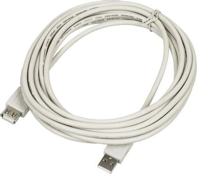 Кабель-удлинитель USB2.0 NingBo USB A(m) - USB A(f), 5м