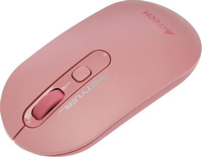 Мышь A4TECH Fstyler FG20, оптическая, беспроводная, USB, розовый [fg20 pink]