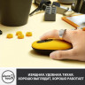 Мышь Logitech POP Mouse with emoji, оптическая, беспроводная, USB, желтый и черный [910-006546]