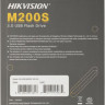 Флешка USB Hikvision M200S 16ГБ, USB3.0, серебристый и черный [hs-usb-m200s/16g/u3]