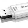 Флешка USB Transcend Jetflash 370 64ГБ, USB2.0, белый [ts64gjf370]