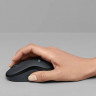Мышь Logitech Silent M220, оптическая, беспроводная, USB, темно-серый [910-004878]