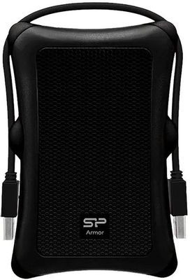 Внешний диск HDD Silicon Power Armor A30 SP010TBPHDA30S3A, 1ТБ, черный
