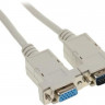 Кабель-удлинитель VGA NingBo VGA (m) - VGA (f), 1.8м, серый [rcab015-06]