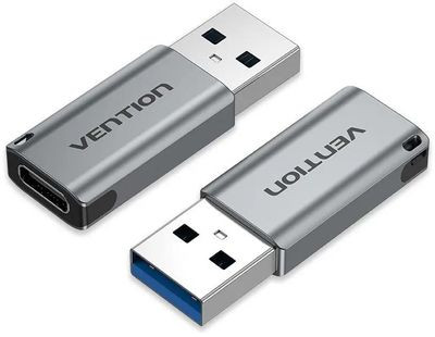 Переходник USB3.0 VENTION CDPH0, USB 3.0 A(m) - USB Type-C (f)