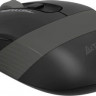 Мышь A4TECH Fstyler FM10T, оптическая, проводная, USB, серый и черный [fm10t grey]