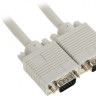 Кабель VGA NingBo CAB016S, VGA (m) - VGA (m), ферритовый фильтр , круглое, 5м, серый