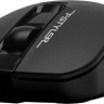 Мышь A4TECH Fstyler FM12ST, оптическая, проводная, USB, черный [fm12st black]