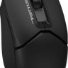 Мышь A4TECH Fstyler FM12ST, оптическая, проводная, USB, черный [fm12st black]