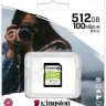 Карта памяти SDXC UHS-I U3 Kingston Canvas Select Plus 512 ГБ, 100 МБ/с, Class 10, SDS2/512GB, 1 шт., без адаптера