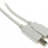 Кабель USB2.0 NingBo USB A(m) - USB B(m), ферритовый фильтр , 5м, серый