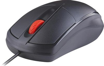 Мышь Defender Icon MB-057, оптическая, проводная, USB, черный [52057]