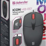 Мышь Defender Icon MB-057, оптическая, проводная, USB, черный [52057]