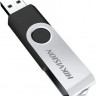 Флешка USB Hikvision M200S 64ГБ, USB3.0, серебристый и черный [hs-usb-m200s/64g/u3]