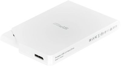 Внешний диск HDD Silicon Power Stream S03, 1ТБ, белый [sp010tbphds03s3w]