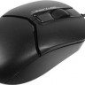 Мышь A4TECH Fstyler FM12S, оптическая, проводная, USB, черный [fm12s black]