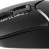 Мышь A4TECH Fstyler FM12S, оптическая, проводная, USB, черный [fm12s black]