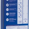 Сетевой фильтр Buro 500SH-3-SW-W, 3м, белый