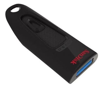 Флешка USB Sandisk Ultra 128ГБ, USB3.0, черный [sdcz48-128g-u46]