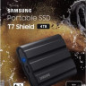 Внешний диск SSD Samsung T7 Shield, 4ТБ, черный [mu-pe4t0s/ww]