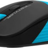 Мышь A4TECH Fstyler FM10S, оптическая, проводная, USB, черный и синий [fm10s usb blue]
