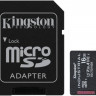Карта памяти microSDHC UHS-I U3 Kingston Industrial 16 ГБ, 100 МБ/с, Class 10, SDCIT2/16GB, 1 шт., переходник SD