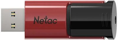Флешка USB NETAC U182 32ГБ, USB3.0, красный и черный [nt03u182n-032g-30re]