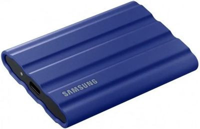Внешний диск SSD Samsung T7 Shield, 2ТБ, синий [mu-pe2t0r/ww]