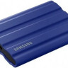 Внешний диск SSD Samsung T7 Shield, 2ТБ, синий [mu-pe2t0r/ww]