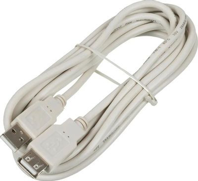 Кабель-удлинитель USB2.0 NingBo USB A(m) - USB A(f), 3м, блистер [usb2.0-am-af-3-br]