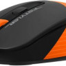 Мышь A4TECH Fstyler FM10S, оптическая, проводная, USB, черный и оранжевый [fm10s usb orange]