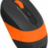 Мышь A4TECH Fstyler FM10S, оптическая, проводная, USB, черный и оранжевый [fm10s usb orange]