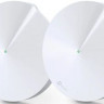 Бесшовный Mesh роутер TP-LINK Deco M5, AC1300, белый, 2 шт. в комплекте [deco m5(2-pack)]